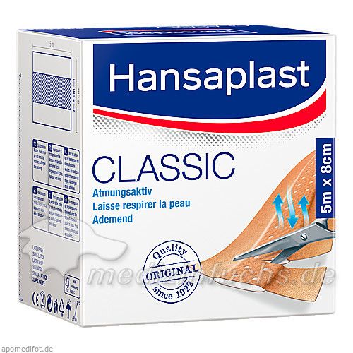 Hansaplast Classic 5mx8cm, 1 ST