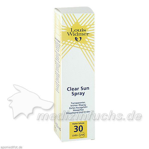 WIDMER Clear Sun Spray 30 leicht parf, 125 ML