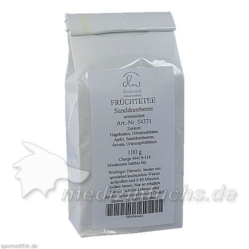 Sanddornbeere Früchtetee aromatisiert, 100 G