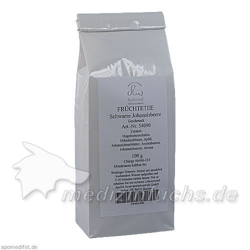 Schwarze Johannisbeere Früchtetee aromatisiert, 100 G
