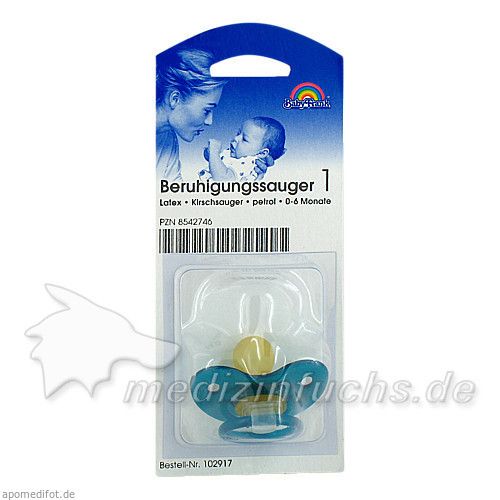 Sauger Kirsche Kl./Sch.gr. Petrol 102917, 1 ST