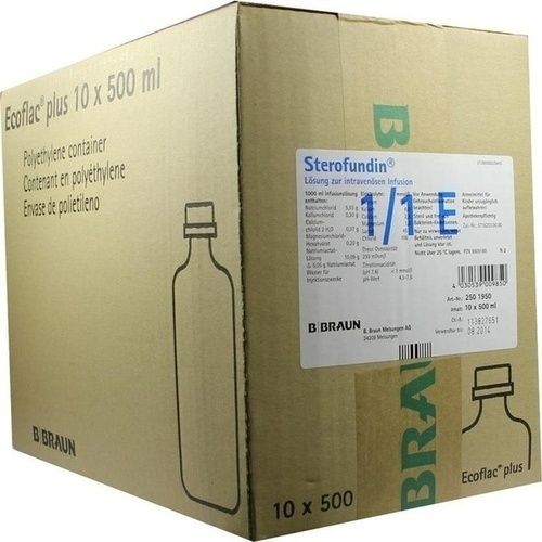 STEROFUNDIN ECOFLAC PLUS, 10X500 ML