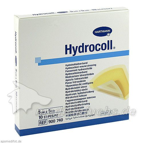 Hydrocoll Hydrokolloidverband 5x5cm, 10 ST