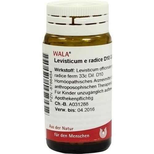 LEVISTICUM E RADICE D10, 20 G