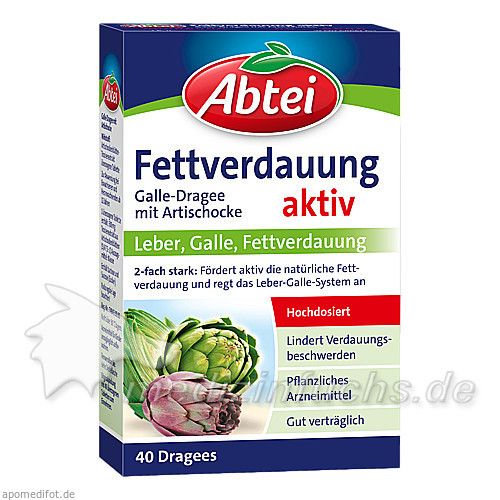 Abtei Galle-Dragees mit Artischocke, 40 ST