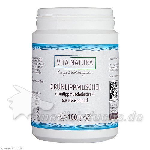GRÜNLIPPMUSCHEL PULVER, 100 G