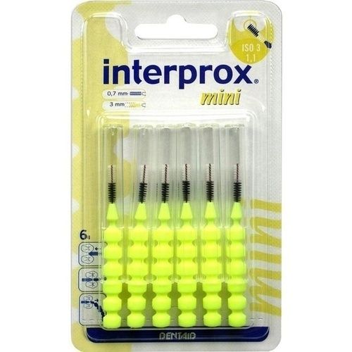 interprox reg mini gelb Interdentalbürste Blister, 6 ST