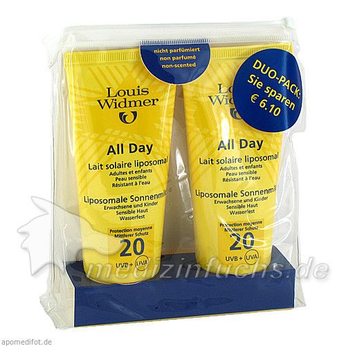 WIDMER All Day 20 Duo Milch leicht parf, 2X100 ML