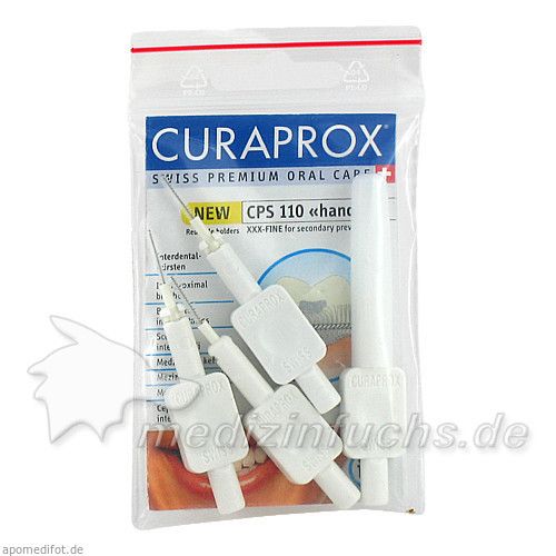 Curaprox CPS 110 Handy weiss xxxfeine, 4 ST