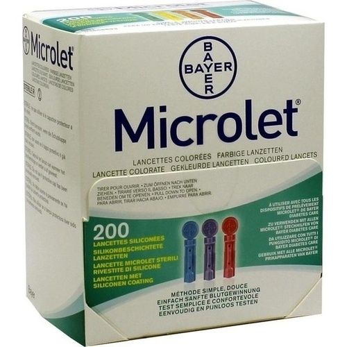 Microlet Lanzetten farbig, 200 ST