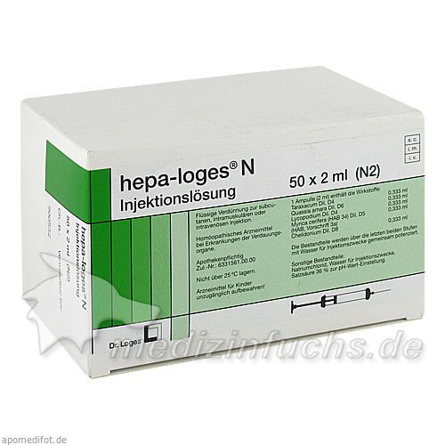 HEPA LOGES N Injektionsl, 50X2 ML