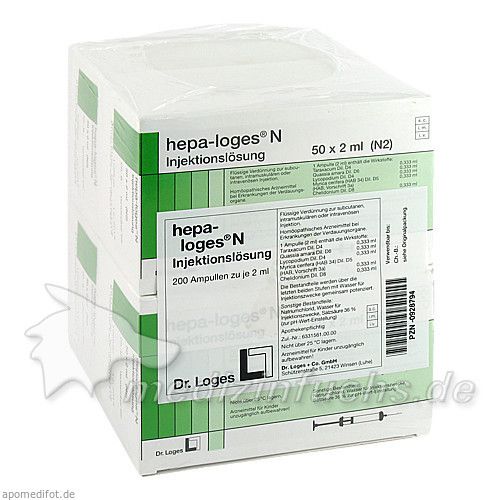 HEPA LOGES N Injektionsl, 200X2 ML