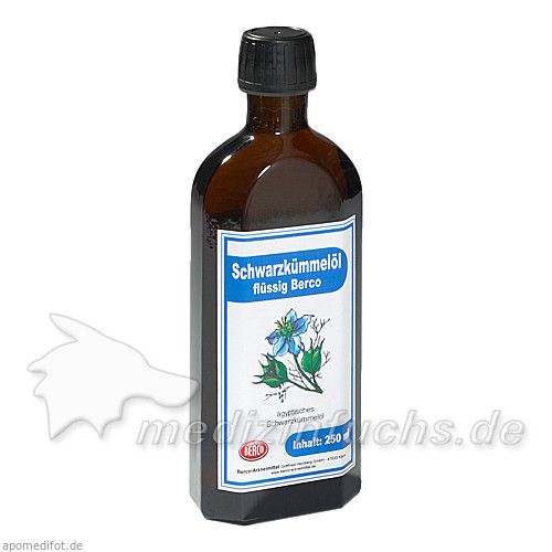 Schwarzkümmelöl Flüssig BERCO, 250 ML