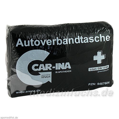 Senada CAR-INA Autoverbandtasche schwarz, 1 ST