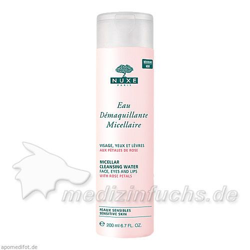 NUXE eau demaquillante Micell.aux Petals d.Rose, 200 ML