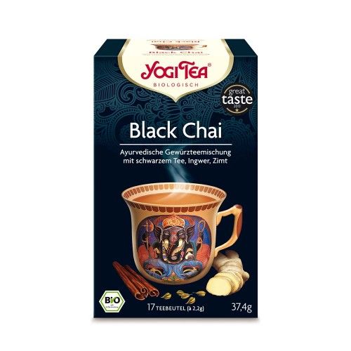 YOGI TEA Black Chai Bio Filterbeutel, 17X2.2 G