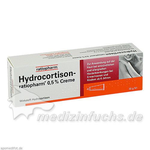 Hydrocortison-ratiopharm 0.5% Creme, 30 G