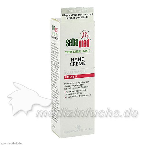 sebamed Trockene Haut Parfumfrei Handcreme Urea 5%, 75 ML