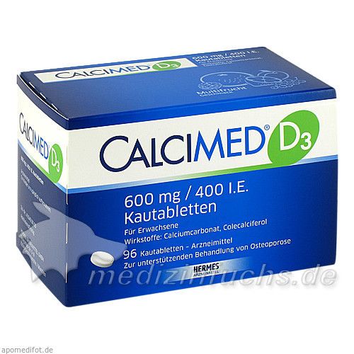 Calcimed D3 600mg/400 I.E., 96 ST