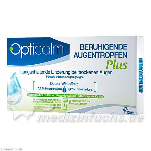 Opticalm Beruhigende Augentropfen Plus, 10X0.5 ML
