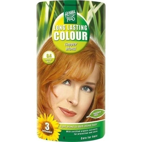 Hennaplus Long Lasting Copper Blond 8.4, 100 ML